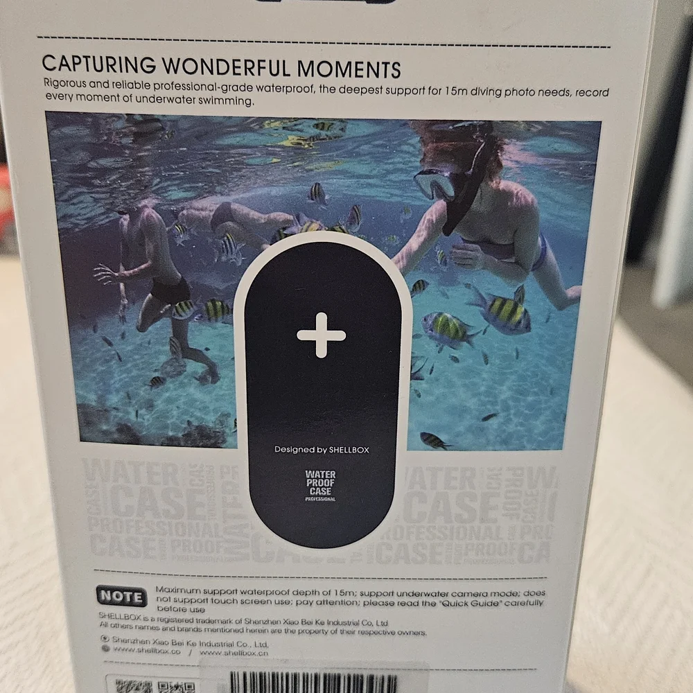 Waterproof Case - Black and Blue